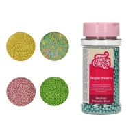 Metallicfarbene Zuckerkugeln - FunCakes - 80 gr