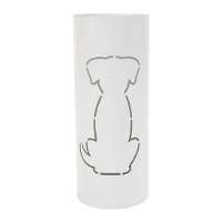 Schirmständer 49 cm mit Weißem Hund Design