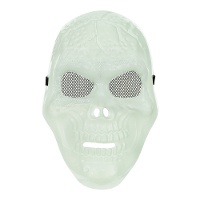 Leuchtende menschliche Schädelmaske
