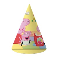 Peppa Pig Partyhüte - 6 Stück
