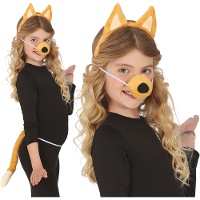 Braunes Hunde-Set - 3-teilig