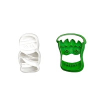 Frankenstein- und Mumien-Ausstechformen - Decora - 2 Stück