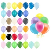 30 cm pastellfarbene Latexballons - PartyDeco - 10 Stück