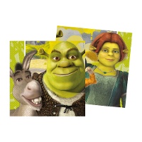 Shrek-Servietten, 16,5 x 16,5 cm (gefaltet) - 20 Stück