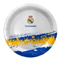 Real Madrid Fan Teller 18 cm - 8 Stück