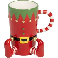 Tasse in Form eines Weihnachtselfen, 414 ml