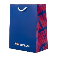 Geschenktüte 23 x 18 x 10 cm Barcelona blau