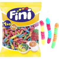 Mehrfarbige Würmer mit Pica Pica - Fini - 1 kg