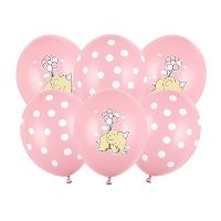 Elefant Baby Latex Luftballons 30 cm - 50 Stück - PartyDeco