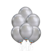 Latex Luftballons 17,7 cm verchromt - Qualatex - 100 Stk.
