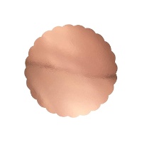 Tortenboden 25 x 25 x 0,5 cm mit abgerundeten Kanten - 3 Stück.