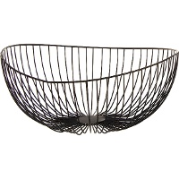 28,5 x 30,5 x 13 cm Obstschale aus Metall - 1 Stück