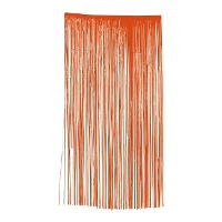 Vorhang 2 x 1 m in Orange oder Schwarz - 1 Einheit