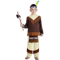 Dunkles Apache-Indianerkostüm für Kinder