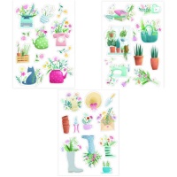 Frühling Spanplatte und Gartenarbeit - Artemio