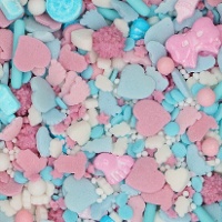 Baby-Shower Streusel 3D Baby Bliss 70 g - FunCakes