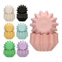 Farbige Cupcake-Kapseln Bloom - Funcakes - 48 Stück
