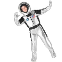 Kinder-Astronautenkostüm in Silber