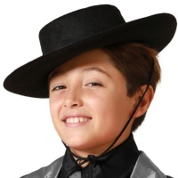 Schwarzer Kinder-Cordobeshut