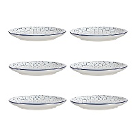 24 cm Griechischer blauer Teller - 6 Stück