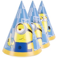 Minions-Partyhüte 16 cm - 6 Stück
