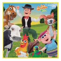 Zenon's Farm Servietten 16,5 x 16,5 cm - 20 Stück