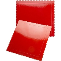 Tortenboden 30 x 30 x 0,3 cm quadratisch - 5 Stück