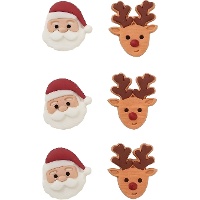 Weihnachts-Zuckerfiguren - PME - 6 Stück