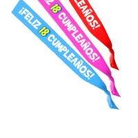 Happy 18th Birthday Buntes Band - 1 St.