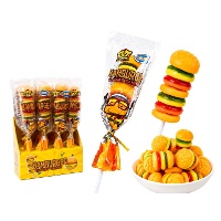 Gummiburger-Spieße 18 g - 20 Stück