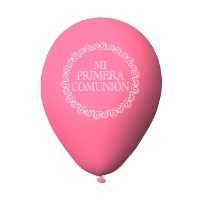 Meine Erstkommunion Latex-Ballons mit Details 23 cm - 6 Stück