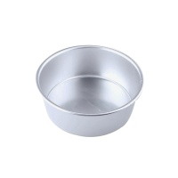 Extra tiefes, rundes Aluminiumbackform 26 x 26 x 10 cm - Pastkolor