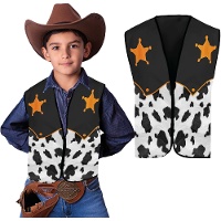 Sheriff-Weste im Cowboy-Stil für Kinder