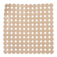 Anti-Rutsch-Duschmatte 54 x 54 cm in Ziegelbeige
