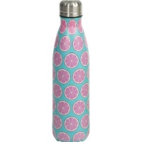 Isolierflasche 0,5 L mit Fruchtmuster