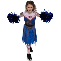 Zombie-Cheerleaderkostüm für Mädchen