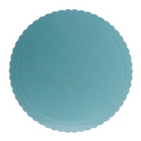 Tortenboden 20 x 20 x 0,3 cm gewellte Kontur - 1 Stück