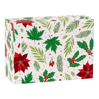 Geschenkbox für Weihnachtsblumen 18 x 13,5 x 7,5 cm - Decora