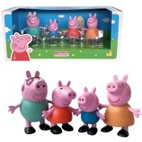 Peppa Pig Tortenfiguren-Set - 4 Stück