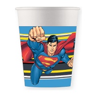 Superman-Becher 200 ml - 8 Stück