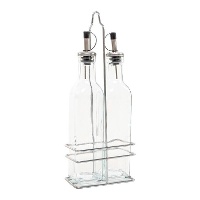 Öl- und Essigspender 250 ml mit Halterung