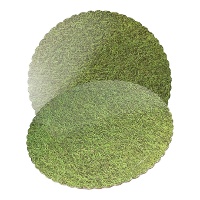 Tortenunterlage 20 x 20 x 0,3 cm, Rasenoptik