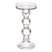 Glas-Kerzenhalter 16 cm - Geschenkdekor
