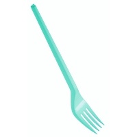 16,5 cm Plastikgabeln Farben - 15 Stk.