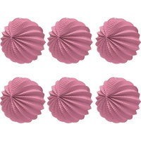 Papierlampions in Kugelform, 22 cm - 12 Stück