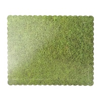 Tortenplatte mit Rasenoptik, 40 x 30 x 0,3 cm