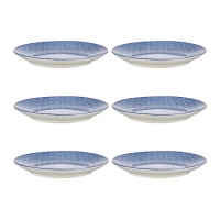 20 cm blauer japanischer Wellenteller - Vessia - 6 pcs.