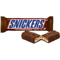 Snickers-Riegel mit Milchschokolade und Erdnüssen - 1 Stück