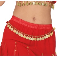 Gürtel mit goldenen Münzen