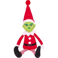 Freche Grinch-Plüschfigur für Weihnachten